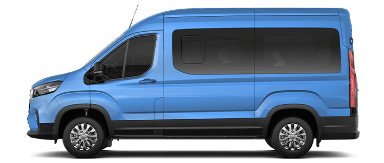 MAXUS V90 2026 — Furgoneta diésel grande y minibús de 9 a 15 plazas para exportación