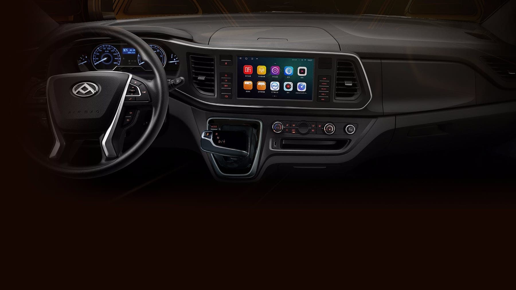 2026 MAXUS V80 PRO — Diesel Panel Van, Combi and Minibus for export, dashboard and touchscreen